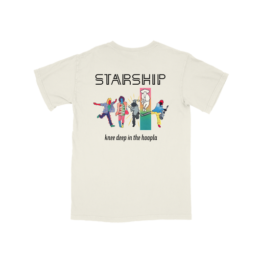 starship knee deep in the hoopla cream tee