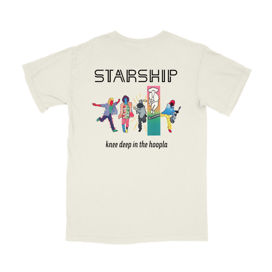 starship knee deep in the hoopla cream tee