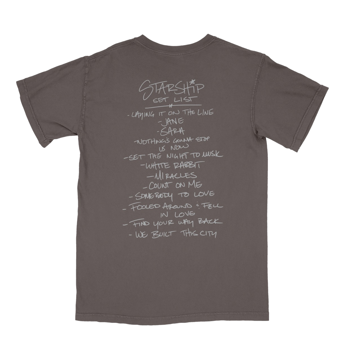Starship Setlist Tee